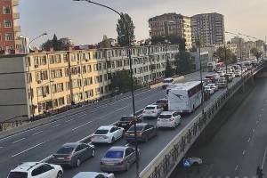 Bakıda 15 istiqamətdə tıxac var Xəbər şəkili