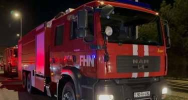 Bakıda yaşayış binasında baş verən yanğın söndürüldü