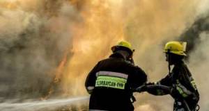 Yaşayış binasında yanğın oldu