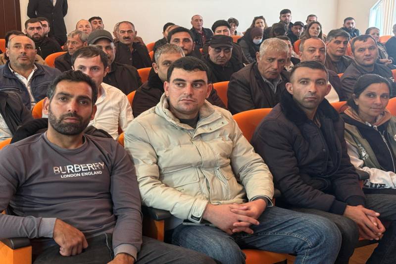 Xocalının və Cəbrayılın sakinləri sosial müdafiə tədbirləri və mina təhlükəsi ilə bağlı maarifləndirilib