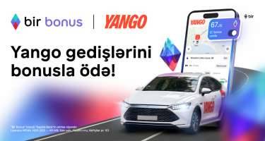 Taksi ödənişlərinizi Bir Bonus-la edin, pulunuz cibinizdə qalsın