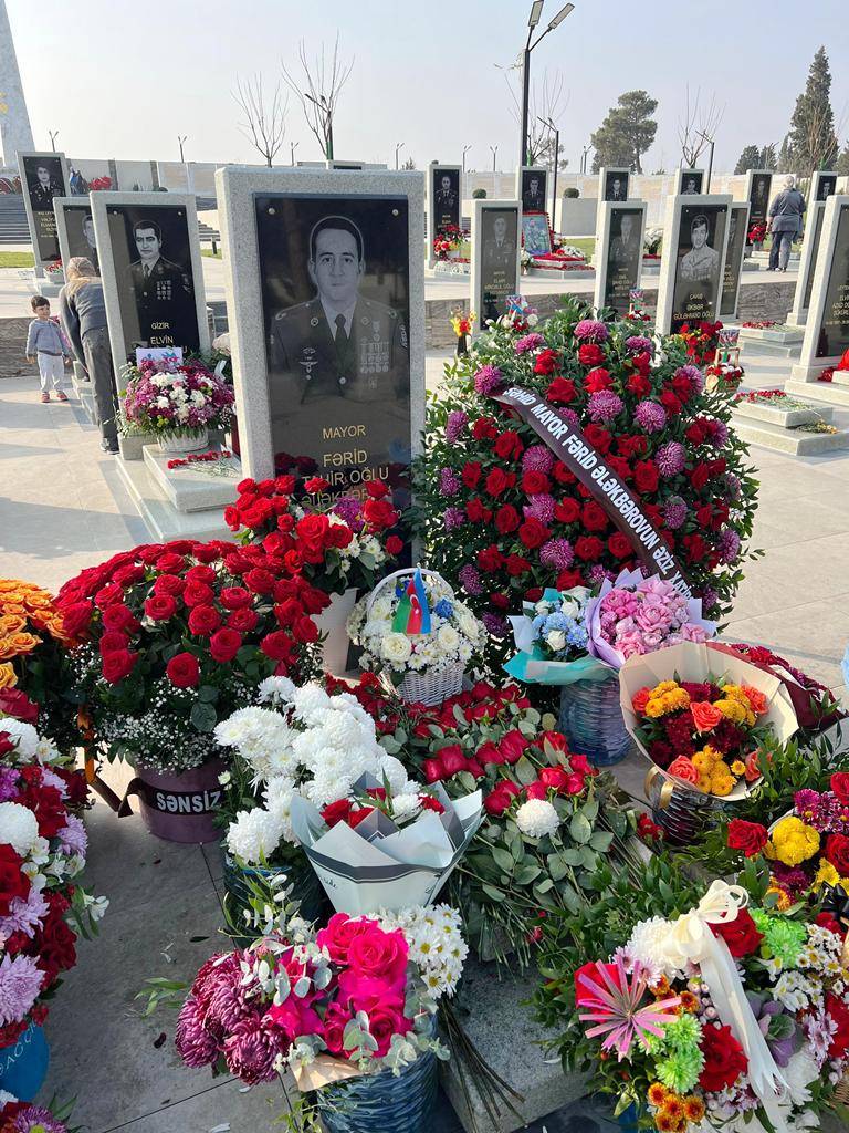 Beş il əvvəl Xankəndidə şəhid olan mayor Fərid Ələkbərovun anım günüdür