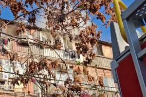 Bakıda yataqxanada yanğın olub, 3 nəfər təxliyə edilib- VİDEO Xəbər şəkili