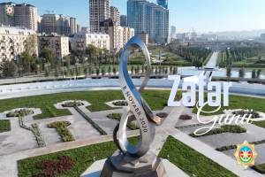 Füzulidə Zəfər Gününə həsr edilən atəşfəşanlıq olub