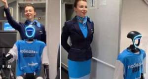 Robot bu dəfə stüardessa oldu