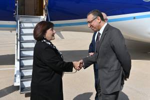 Milli Məclisin sədri Sahibə Qafarova Misirə səfər edib (FOTO)