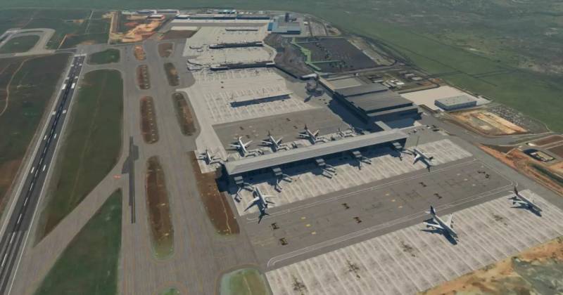 Braziliyanın San-Paulu Hava Limanında sərnişin təyyarəsinə yük vuran maşında yanğın baş verdi