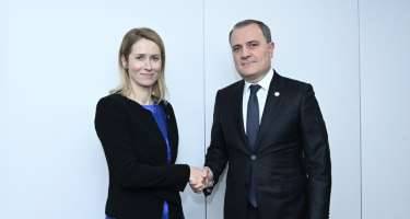 Ceyhun Bayramov Kaya Kallas ilə görüşdü