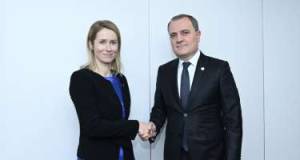 Ceyhun Bayramov Kaya Kallas ilə görüşdü Xəbər şəkili