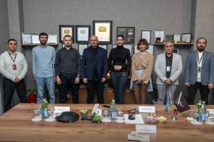 Gürcüstanın Host TV telekanalının nümayəndə heyəti Baku TV-nin qonağı olub Xəbər şəkili