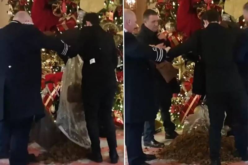 Londondakı Məşhur Ritz Otelində Şok Etiraz: Aktivistlər Yolka Altına Peyin Tökdülər