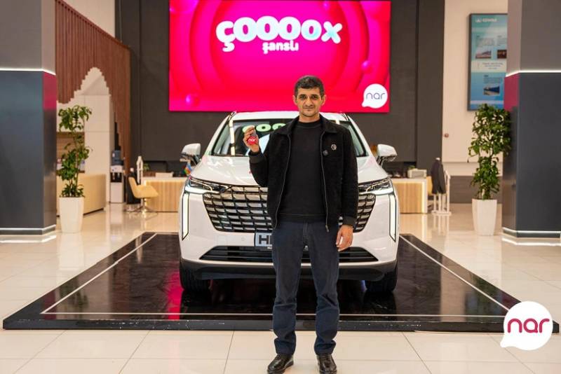 "Nar"ın "Çoox Şanslı" lotereyasında 6-cı avtomobil sahibini tapıb