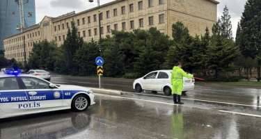 DYP yağışlı hava ilə bağlı sürücülərə müraciət etdi