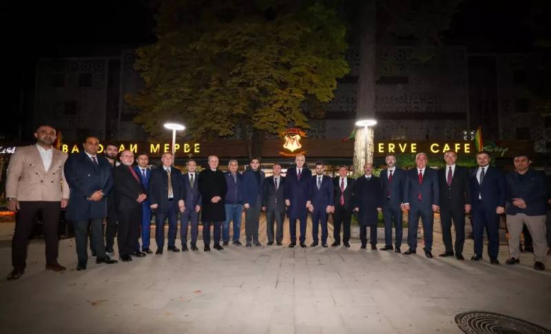 TBMM Sədri Numan Kurtulmuş Tacikistanda İş Adamları ilə Görüşdü - İqtisadi Əlaqələr Müzakirə Olundu