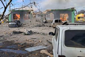 Rusiyanın Ukraynanın Donetsk vilayətinə zərbələri nəticəsində iki nəfər ölüb, üç nəfər yaralanıb Xəbər şəkili