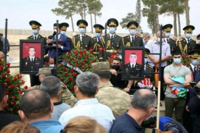 Şəhid zabitlərimizlə vida mərasimi ke&ccedil;irilib -  Xəbər şəkili