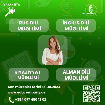 Müəllim işləmək istəyənlərin nəzərinə! Xəbər şəkili